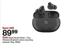Target Beats Studio Buds + True Wireless Bluetooth noise-canceling earbuds offer