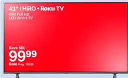 Target 43 | HIRO • Roku TV offer