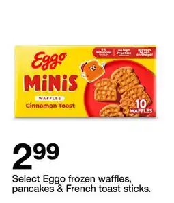 Target Select Eggo frozen waffles, pancakes & French toast sticks offer