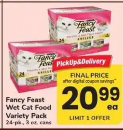 Safeway Fancy Feast Wet Cat Food Variety Pack offer