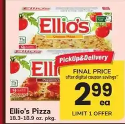 Safeway Ellio's Pizza offer