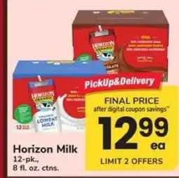 Safeway Horizon Milk offer