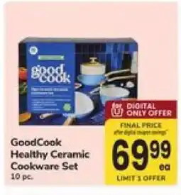Safeway GoodCook Healthy Ceramic Cookware Set offer