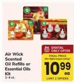 Safeway Air Wick Scented Oil Refills or Essential Oils Kit offer
