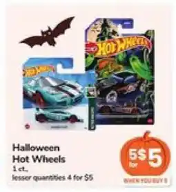 Safeway Halloween Hot Wheels offer