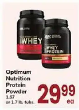 Safeway Optimum Nutrition Protein Powder offer