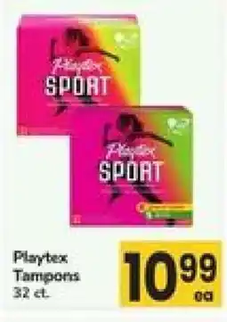 Safeway Playtex Tampons offer
