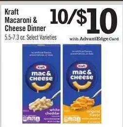 Price Chopper Kraft Macaroni & Cheese Dinner offer