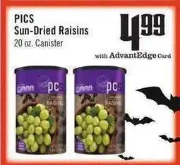 Price Chopper PICS Sun-Dried Raisins offer