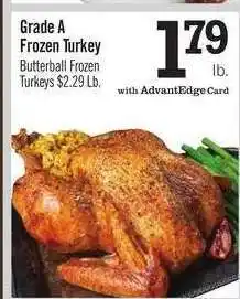 Price Chopper Grade A Frozen Turkey offer