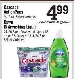 Price Chopper Cascade Actionpacs offer