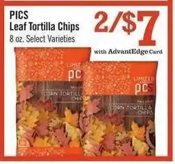 Price Chopper PICS Leaf Tortilla Chips offer