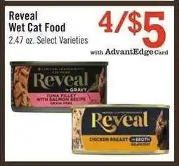Price Chopper Reveal Wet Cat Food offer