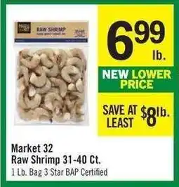 Price Chopper Market 32 Raw Shrimp 31-40 Ct offer