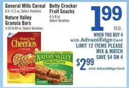 Price Chopper General Mills Cereal offer