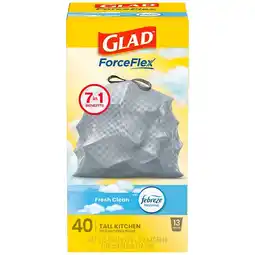 Walgreens Tall Kitchen Drawstring Bags Fresh Clean Febreze, 13 Gallon offer
