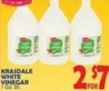 Bravo Supermarkets Krasdale white vinegar offer