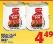 Bravo Supermarkets Krasdale corned beef offer