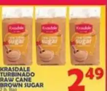 Bravo Supermarkets Krasdale turbinado raw cane brown sugar offer