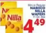 Bravo Supermarkets Mini or regular nabisco nilla wafers 11 02. во offer