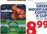 Bravo Supermarkets Lavazza of green mountain coffee kcups offer