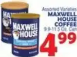 Bravo Supermarkets Maxwell house coffee offer