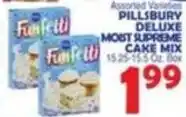 Bravo Supermarkets Pillsbury deluxe moist supreme cake mix offer