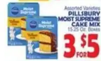 Bravo Supermarkets Pillsbury moist supreme cake mix boxes offer