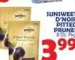 Bravo Supermarkets Sunsweet d'noir pitted prunes offer
