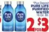 Bravo Supermarkets Pure Life Purified Water offer