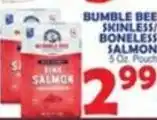 Bravo Supermarkets Bumble bee skinless boneless salmon offer