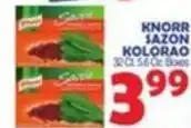 Bravo Supermarkets Knorr sazon kolorao offer