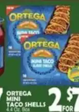 Bravo Supermarkets Ortega mini taco shells offer