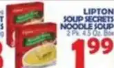 Bravo Supermarkets Lipton soup secrets noodle soup offer