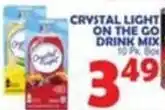 Bravo Supermarkets Crystal light on the go drink mix offer