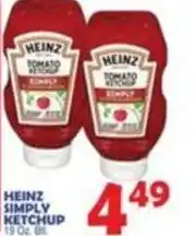 Bravo Supermarkets Heinz simply ketchup offer
