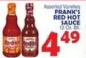 Bravo Supermarkets Frank's red hot sauce offer