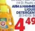 Bravo Supermarkets Arm & hammer liquid detergent offer