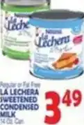 Bravo Supermarkets La lechera sweetened condensed milk offer