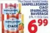 Bravo Supermarkets Sanpellegrino ciao sparkling baverage offer