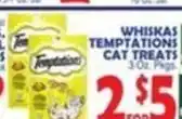 Bravo Supermarkets Whiskas temptations cat treats offer