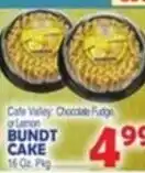 Bravo Supermarkets Bundt cake offer