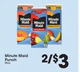 Price Rite Minute maid mango punch offer