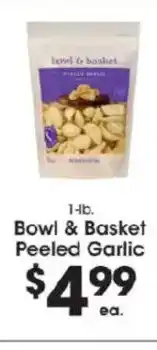 Price Rite Bowl & Basket Peeled Garlic offer