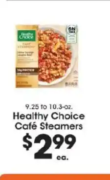 Price Rite Healthy Choice Café Steamers offer