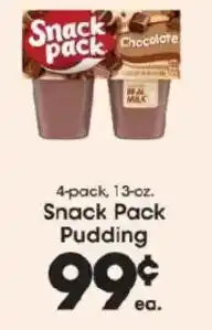 Price Rite Snack pack pudding offer