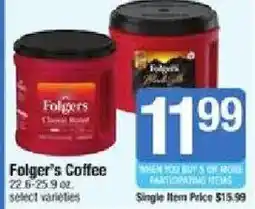Shaw's Folger's Coffee offer