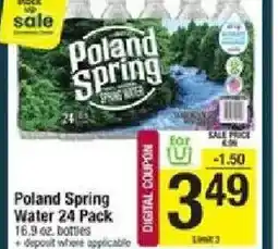 Shaw's Poland Spring Water 24 Pack offer