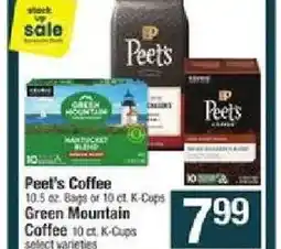 Shaw's Peet's Coffee offer