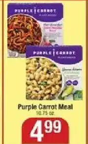 Shaw's Purple Carrot Meal offer